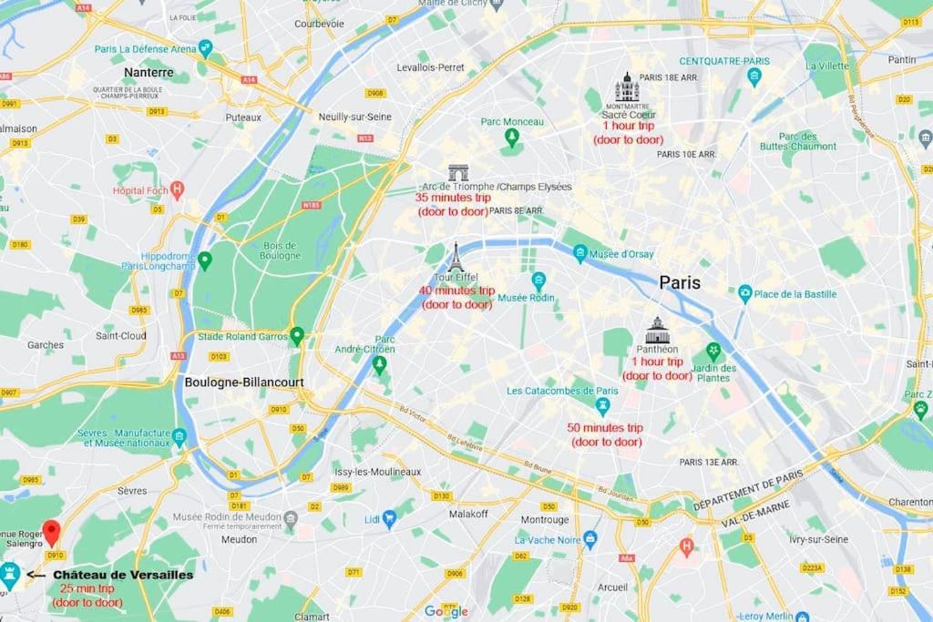 Studio Sous Les Toits Proche Paris Et Versailles Chaville Esterno foto